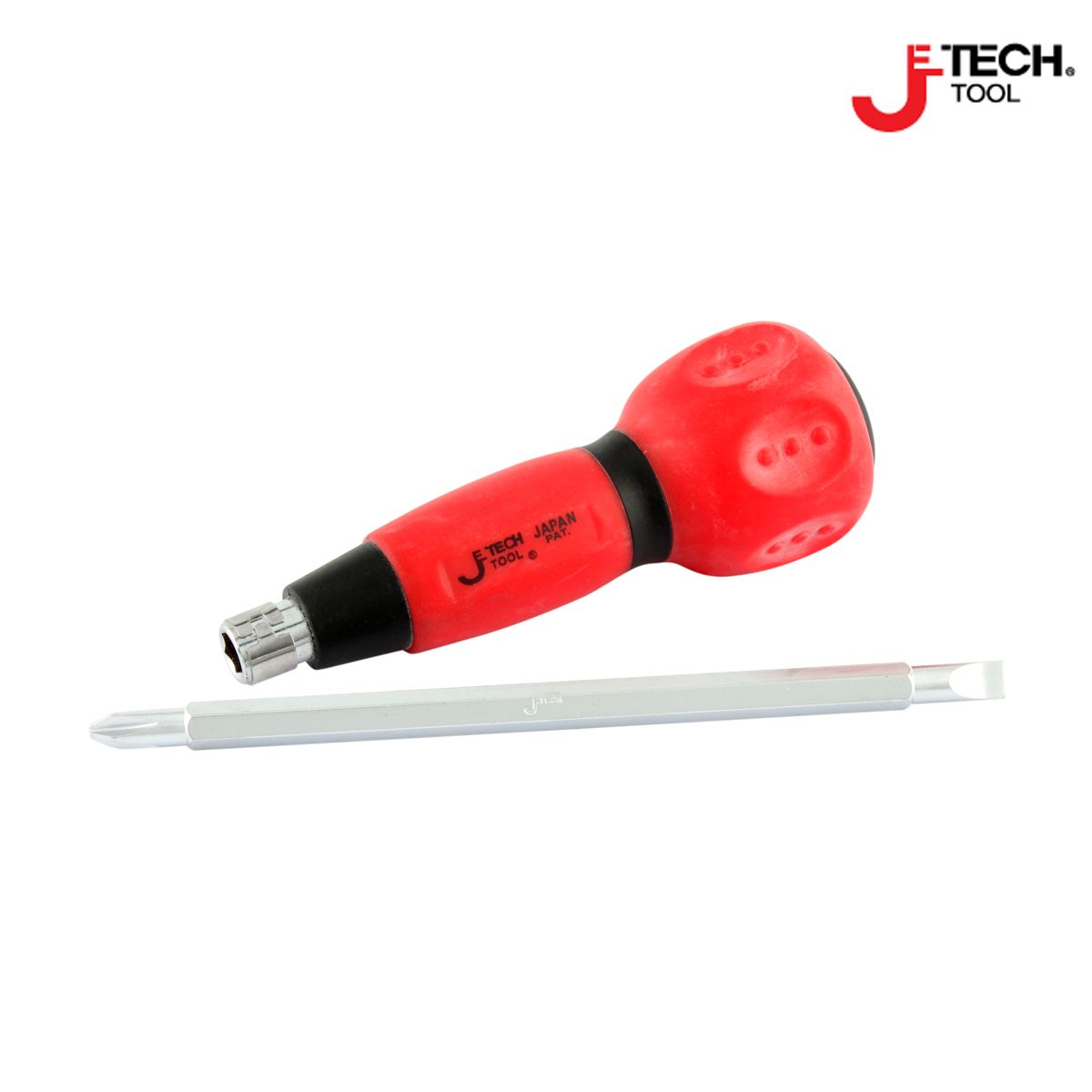 ไขควงสลับด้ามยาง Denko4" DST-100 Je Tech(21601)