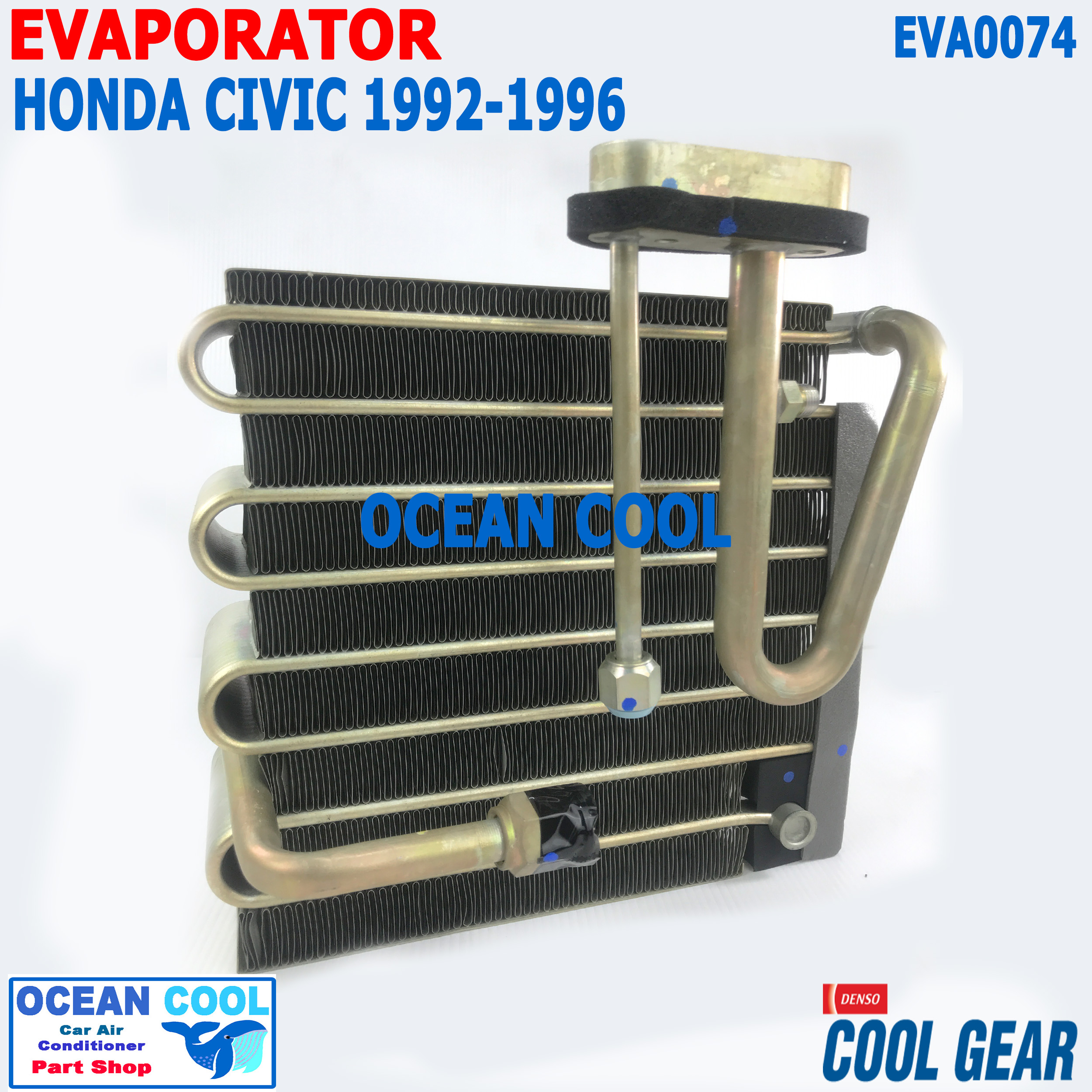 คอยล์เย็น ฮอนด้า ซีวิค ปี 1992 -1996 EVA0074 Cool gear แท้รหัส TG047600-92904W EVAPORATOR for Honda Civic Evap ซีวิก ตู้แอร์ คอยเย็น
