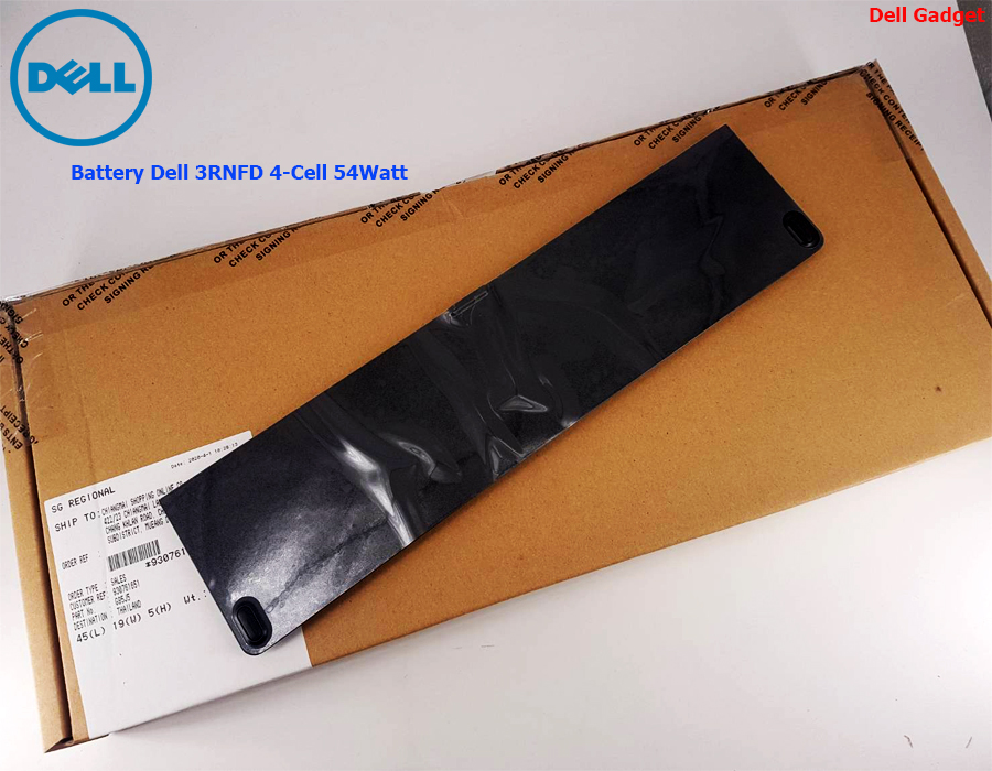 Battery Dell Latitude E7450 4-Cell, 54Wh แบตเตอรี่ 3RNFD ของแท้รับประกันศูนย์ Dell Thailand On-site Service