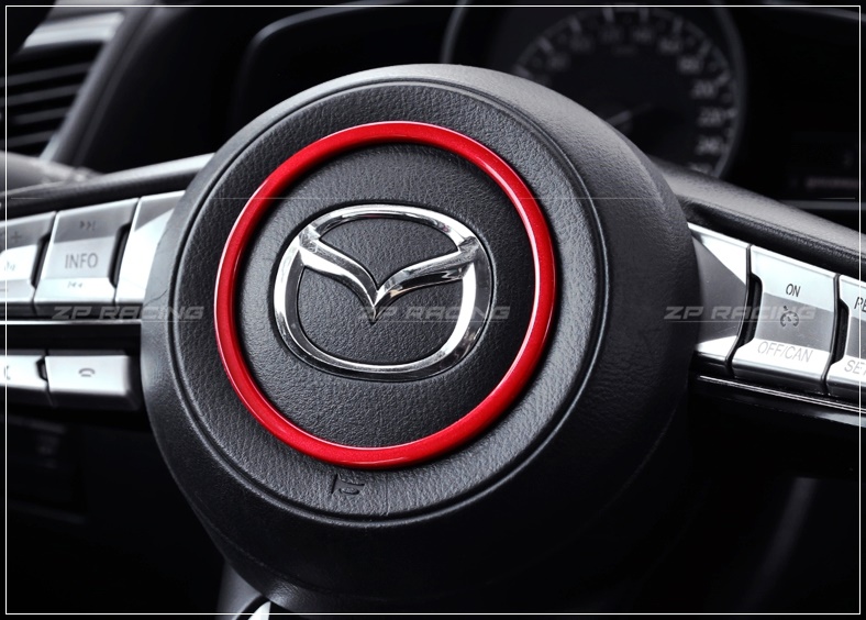 กรอบโลโก้พวงมาลัย CX-3