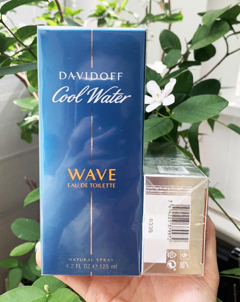 Davidoff Cool Water Wave EDT 125ml. น้ำหอมกล่องซีล ของแท้