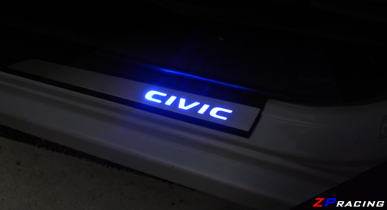 เพลทสเตนเลส LED ทรงศูนย์