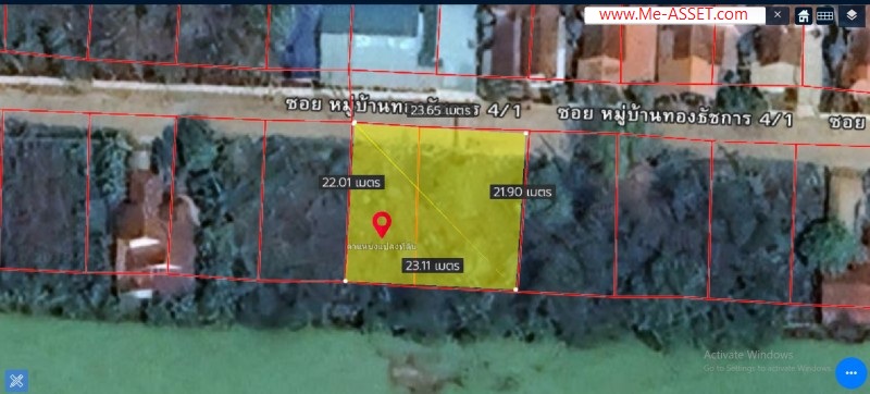 ขายที่ดินถมแล้ว ย่าน บ้านแพ้ว พระประโทน ถนนขาด อำเภอเมือง นครปฐม : มบ.ทองธัชการ : 132.5 ตร.วา