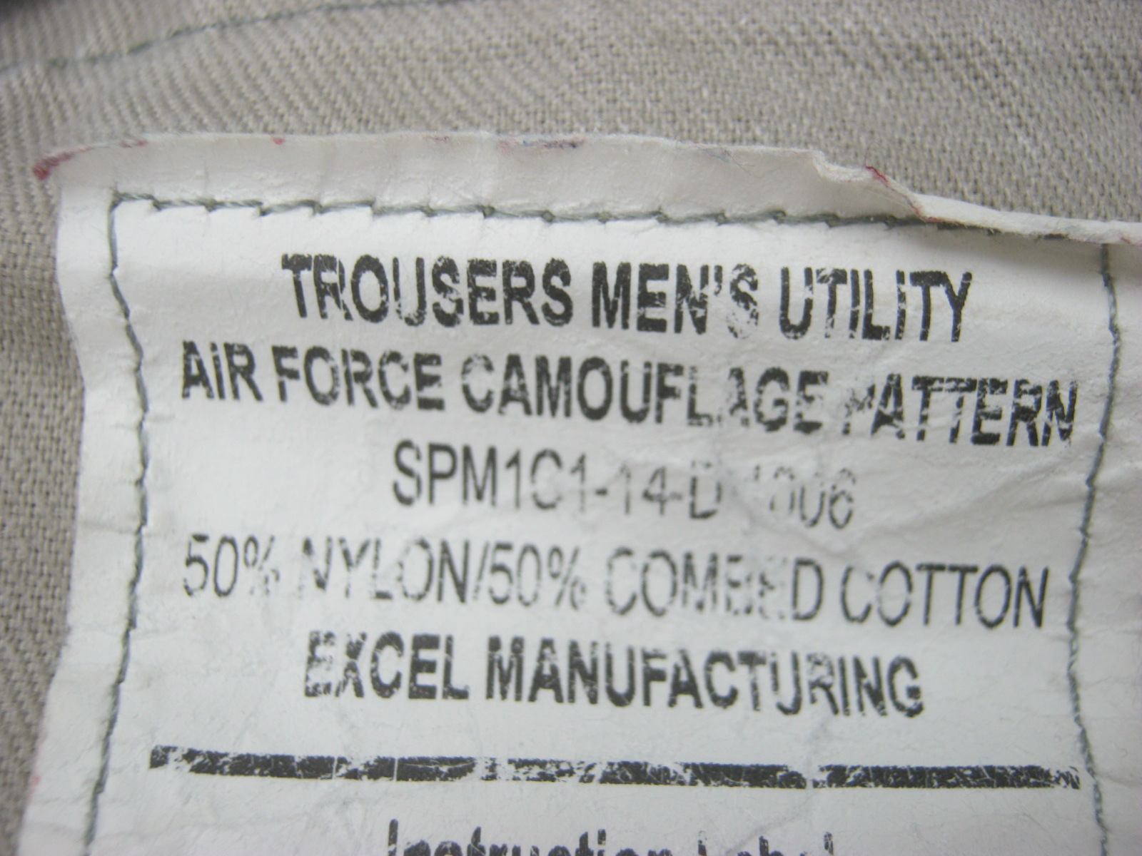 กางเกงทหารอากาศสหรัฐ ลายเสืออากาศ