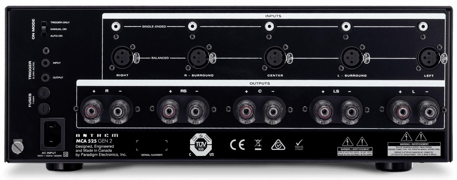 Anthem MCA525 Gen2