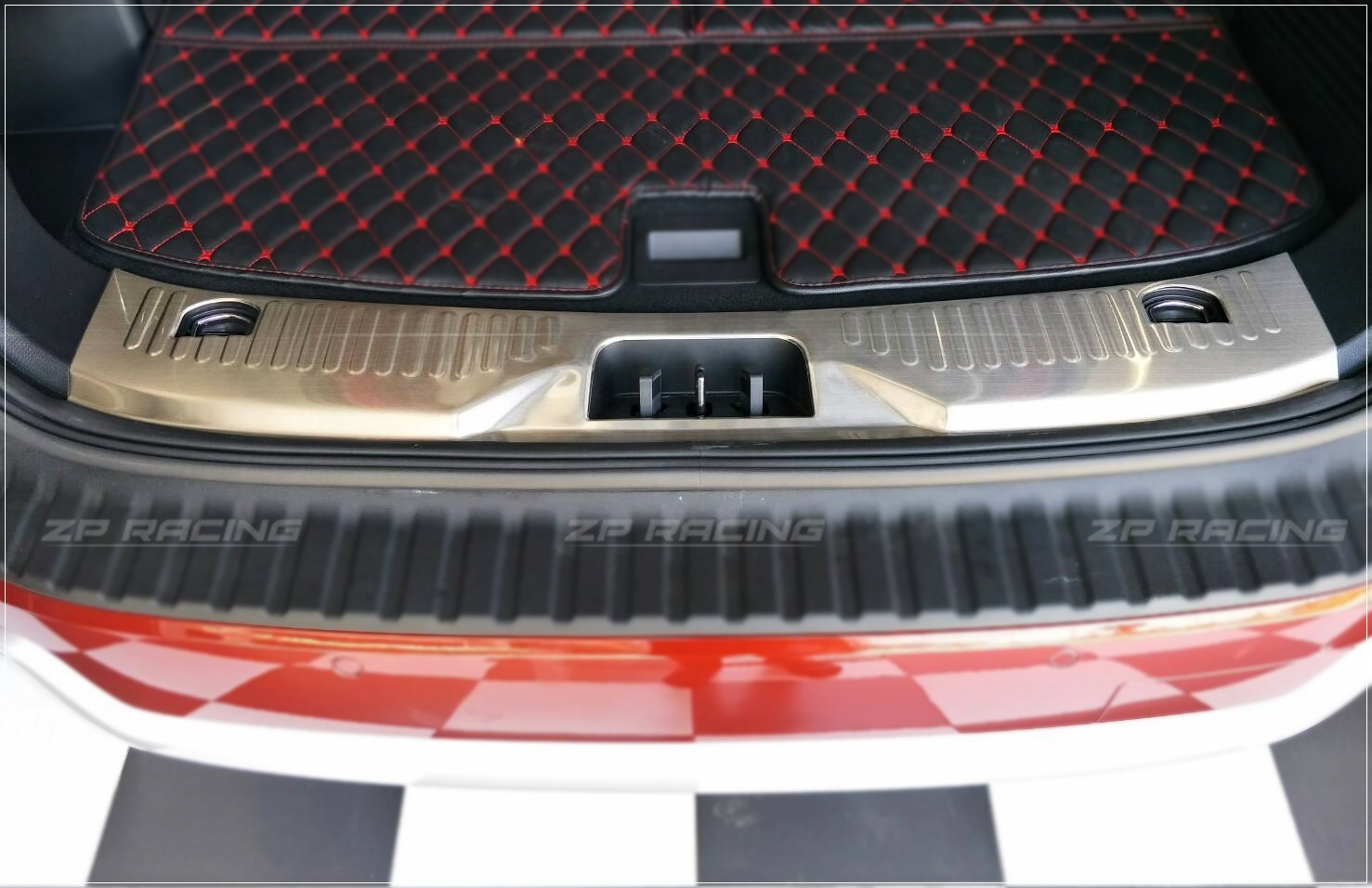 เพลทกันรอยท้าย Stainless (ด้านใน)