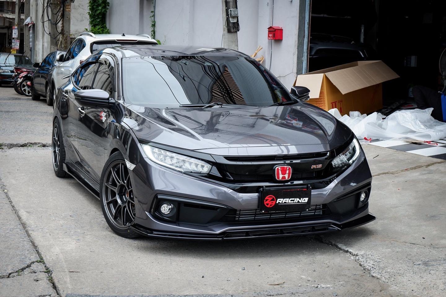 ลิ้นหน้า ลิ้นกันชนหน้า ลิ้นต่อกันชน Civic FC V.3 สำหรับปี 2019-2022