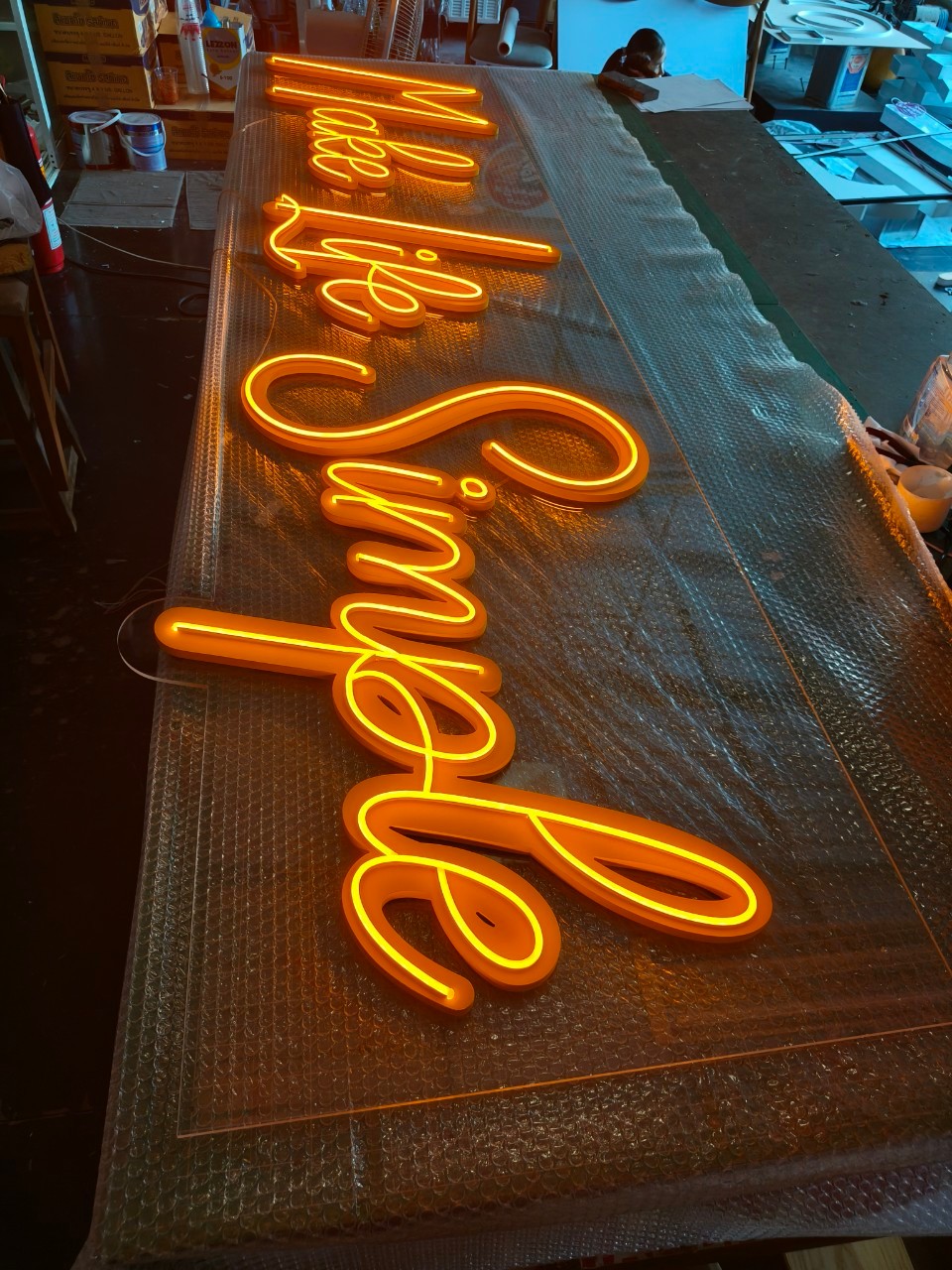 ไฟดัดอีออนเฟล็ก ขนาด 45x220 cm