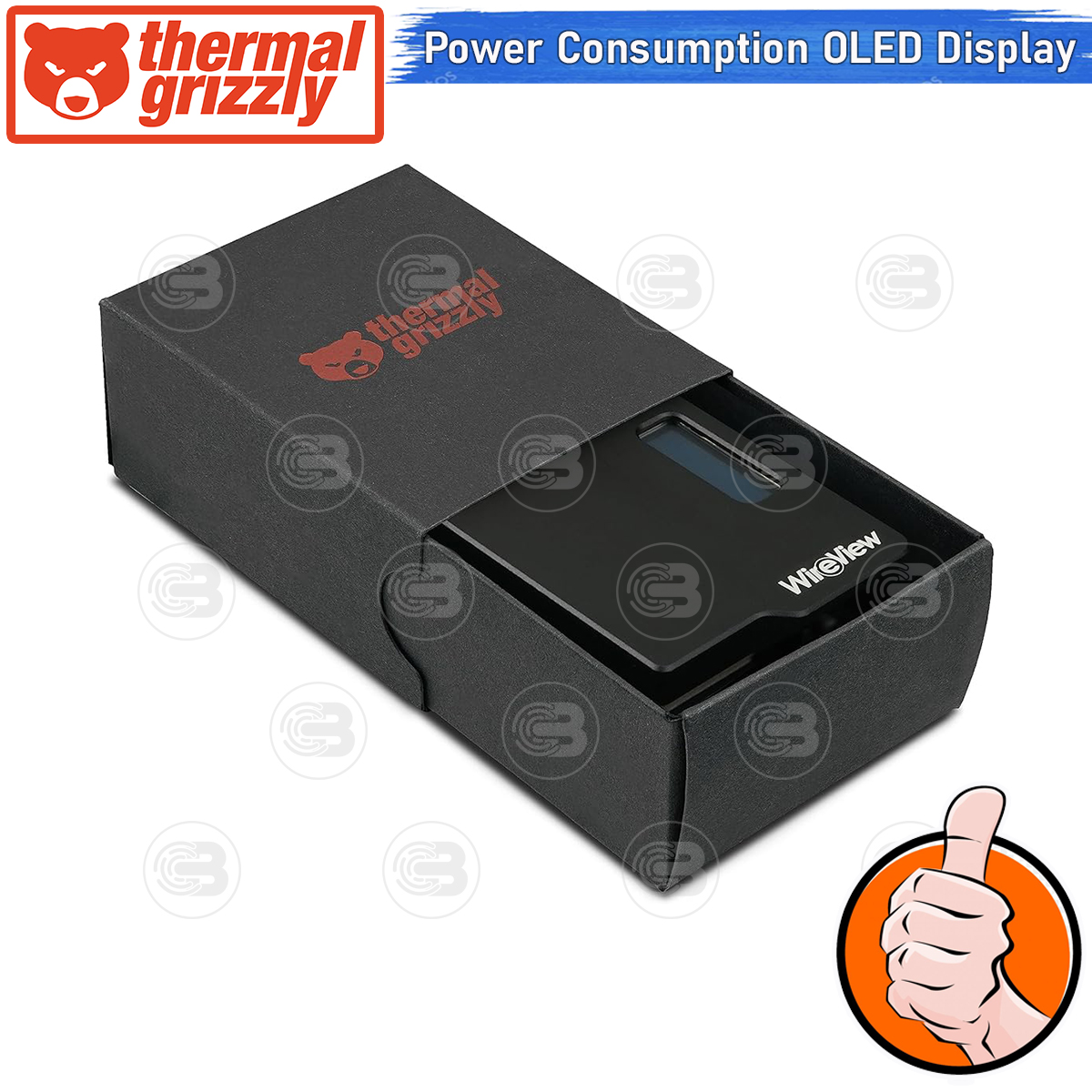 [CoolBlasterThai] Thermal Grizzly WireView (WV3x8R) 3x8Pin PCIe Reversed GPU Power Consumption OLED Display