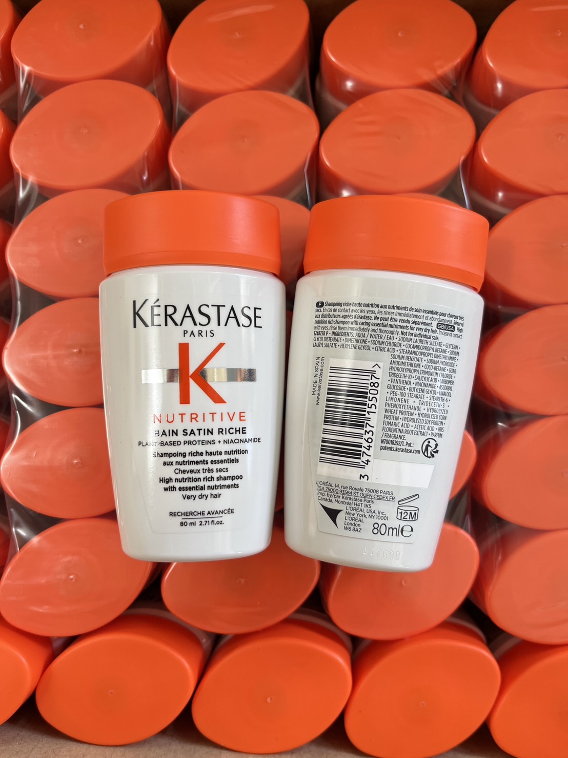 (1ขวด) Kérastase Nutritive Bain Satin Riche Shampoo – 80ml** แชมพู สูตรเข้มข้นสำหรับผมแห้งมาก