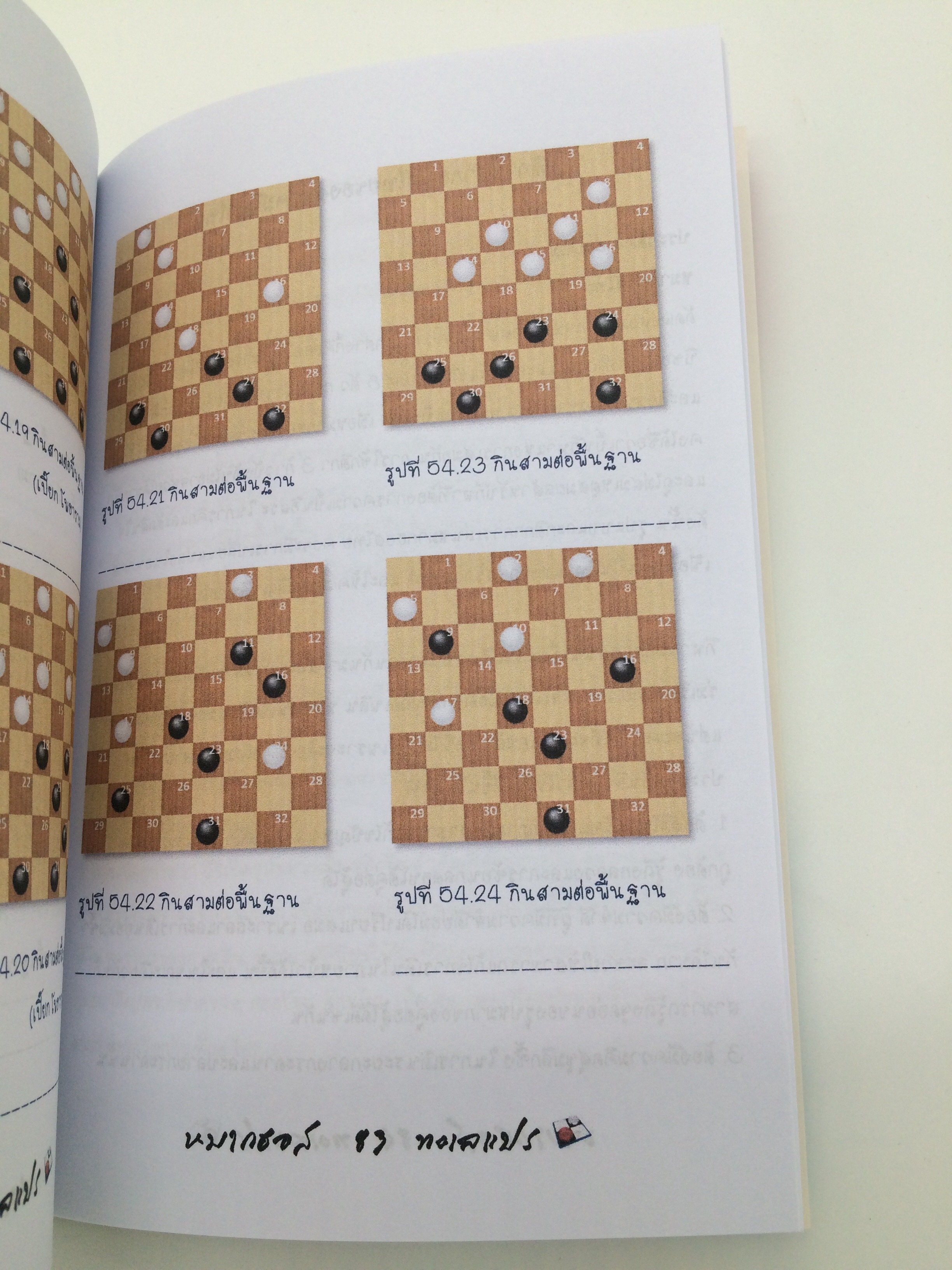 เทคนิคการเล่นหมากฮอสพื้นฐาน2เล่ม