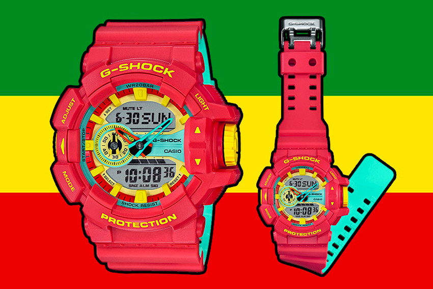 นาฬิกา G-SHOCK CASIO GA-400CM-4ADR Breezy Rasta ของแท้ประกัน cmg รับประกันศูนย์ 1 ปี