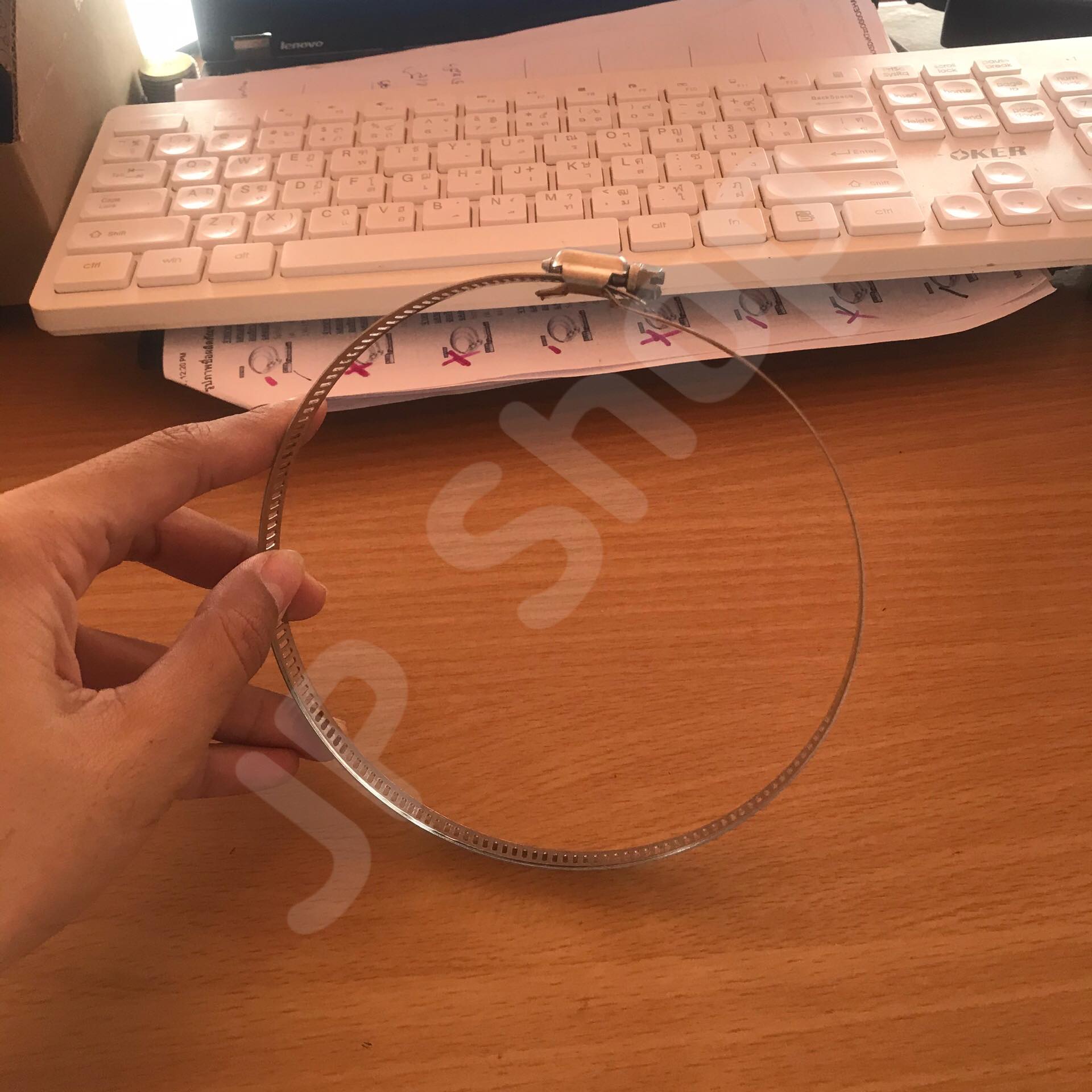 ปลอกรัด 118-140 (12 มม.) แคลมป์รัดท่อสแตนเลส 304 #118140