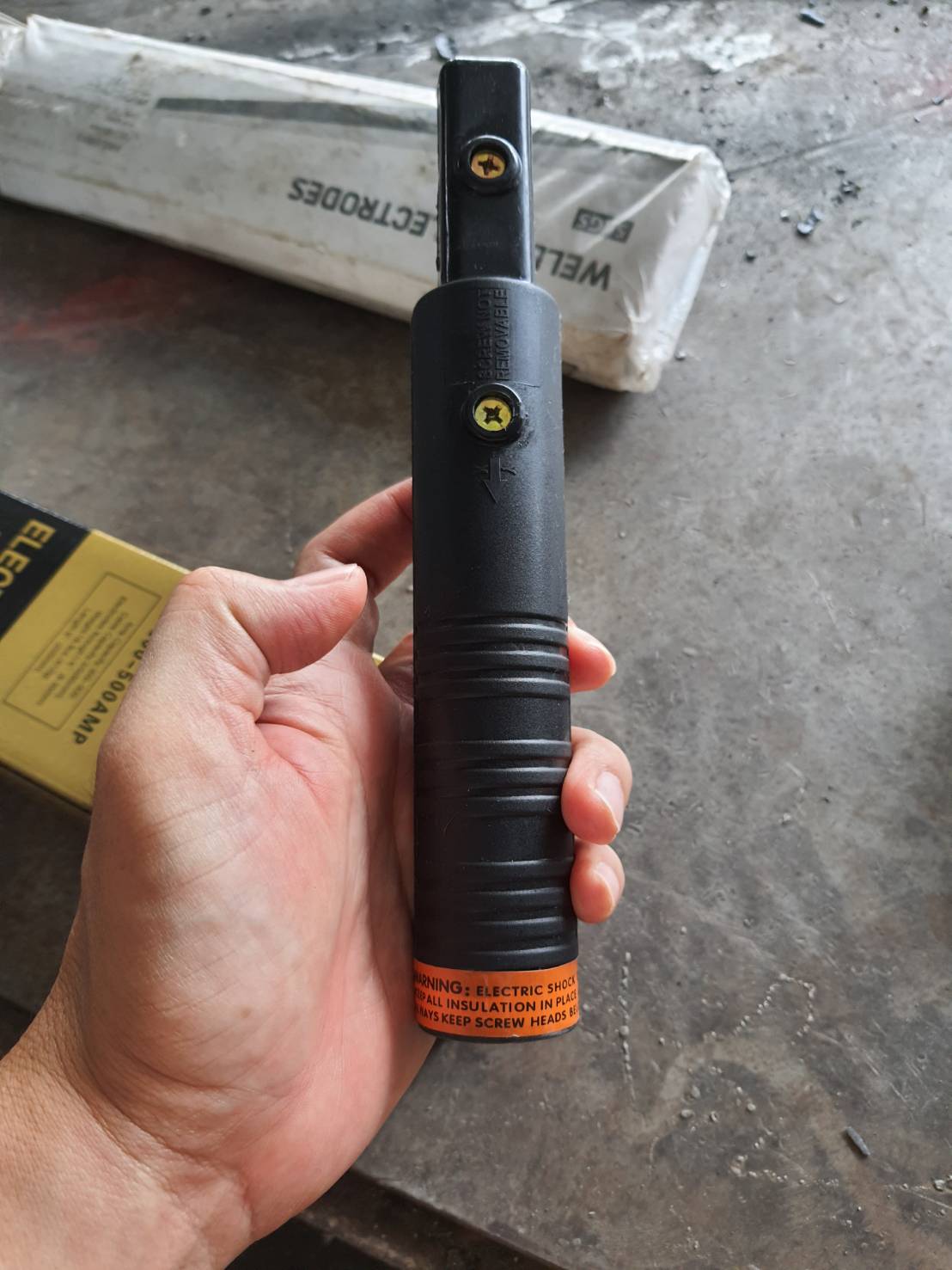 มือจับเชื่อม คีบจับอ๊อก คีบจับลวดเชื่อมไฟฟ้า