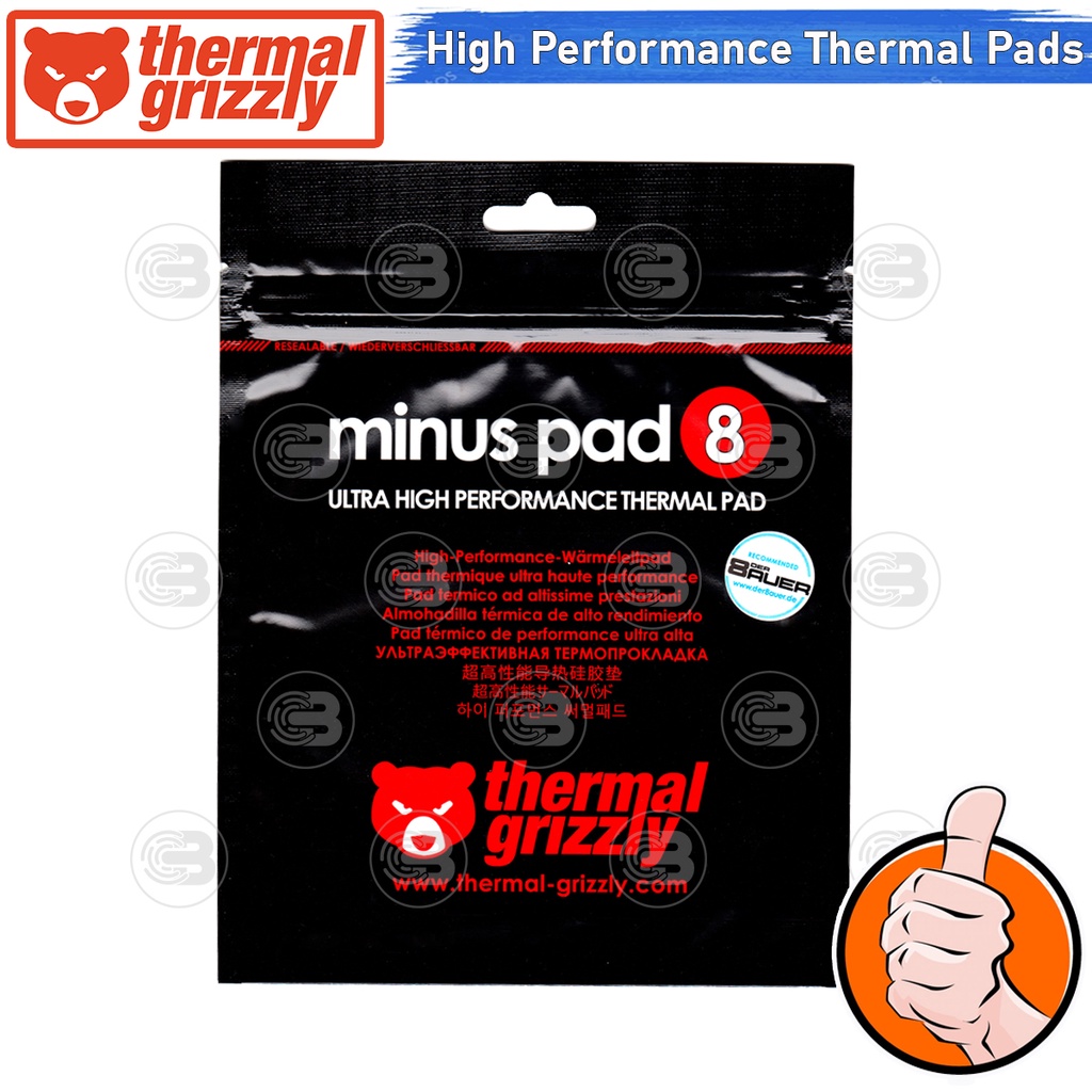 [CoolBlasterThai] Thermal Grizzly MINUS PAD 8 Thermal Pad 100x100 /1.5 mm./8 W/mK