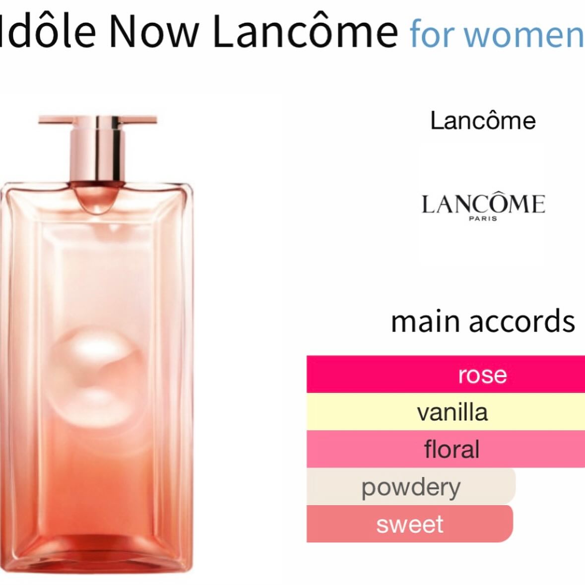 Lancome Idole NOW Eau De Parfum 25ml. น้ำหอมลังโคม ของแท้