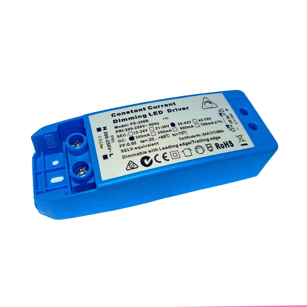 หม้อแปลงหรี่ไฟ LED 220-250V / 300mA / Dimming LED Driver