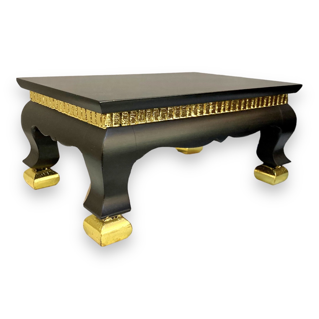 โต๊ะยอด สีโอ๊ค มีทอง