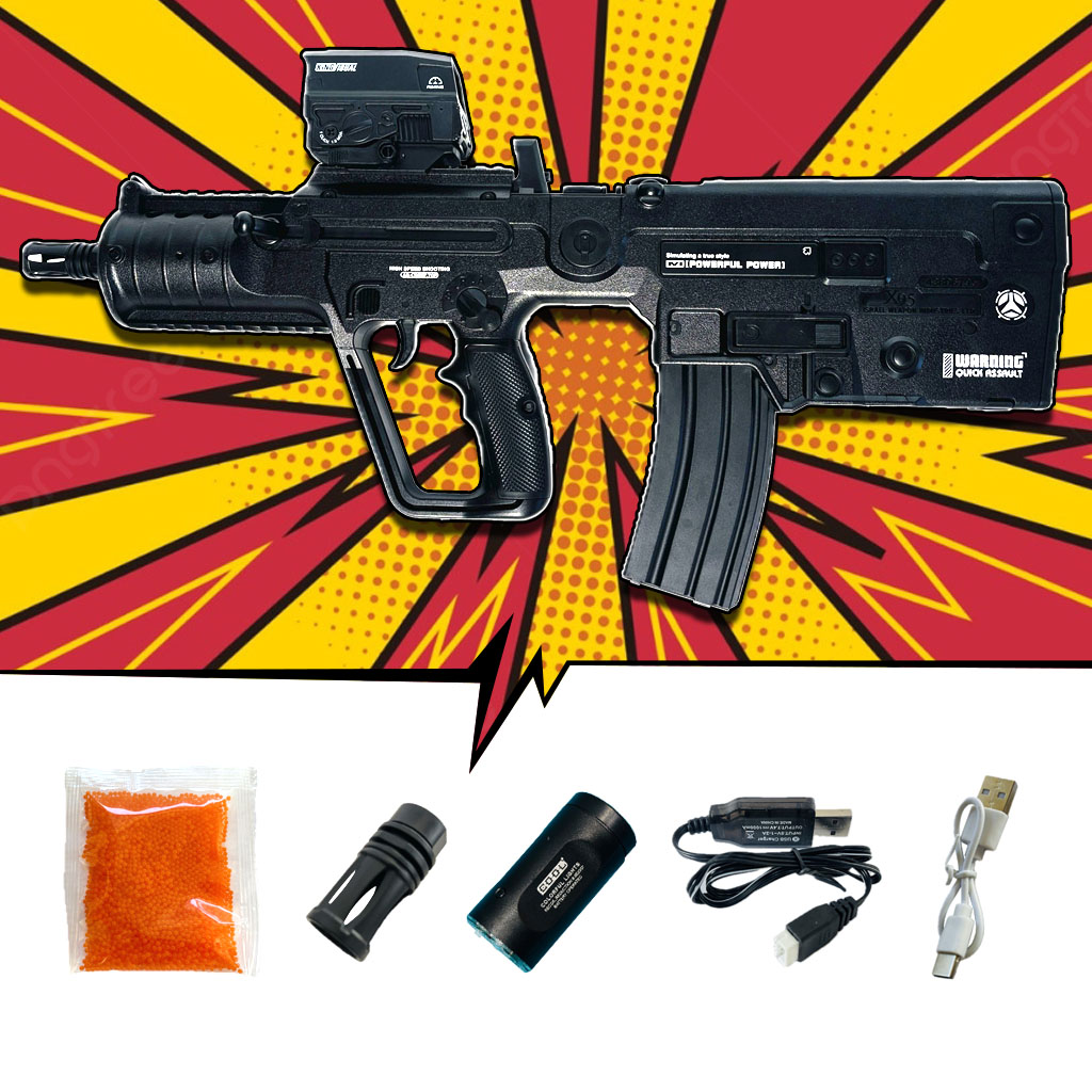 ปืนเจล ปืนเจลไฟฟ้า รุ่น Tavor21(X95) (Semi&Full&Blowback)