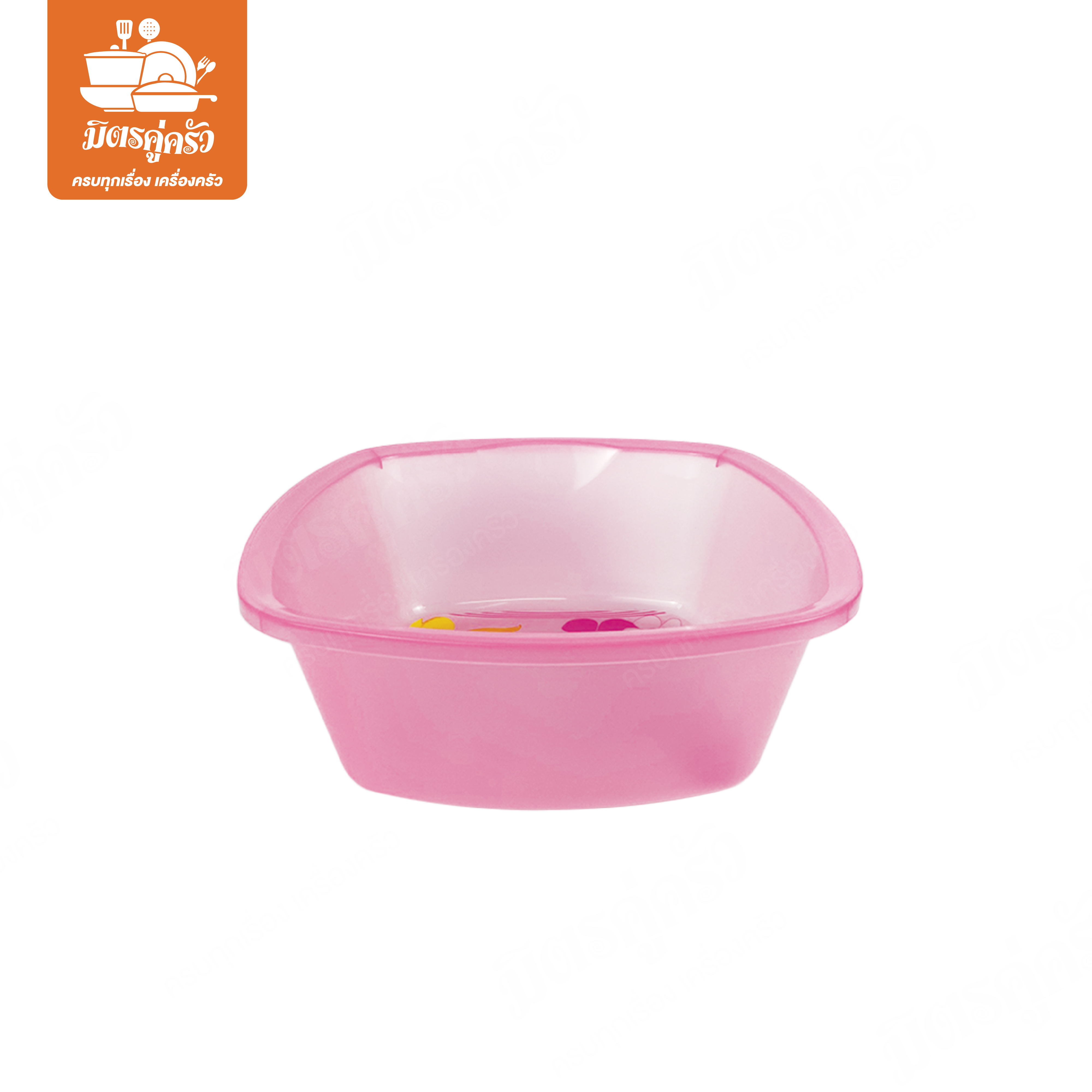 กาละมังเหลื่ยม 35 ซม. ลายฮาน่า JCP