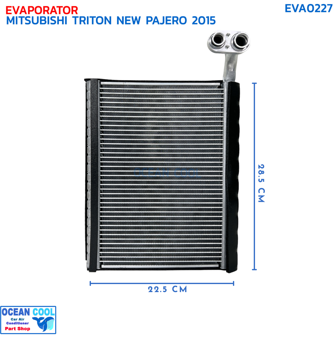 คอยล์เย็น มิตซูบิชิ ปาเจโร่ , ไททัน ปี 2015 - 2020 VALEO รหัส 814790 EVA0227 EVAPORATOR MITSUBISHI NEW PAJERO TRITON '15-'20 วาลีโอ ตู้แอร์ คอยเย็น