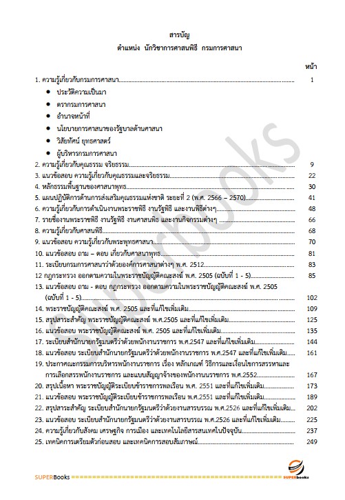 แนวข้อสอบ นักวิชาการศาสนพิธี กรมการศาสนา
