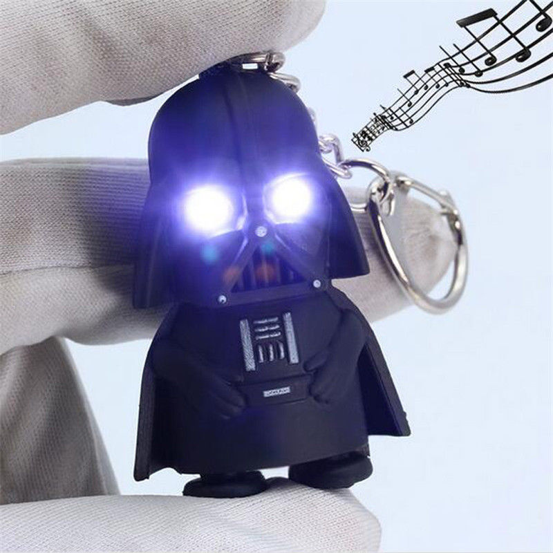 พวงกุญแจ Darth Vader มีเสียง เปิดไฟได้ ไฟสีขาว - Star Wars Keychain