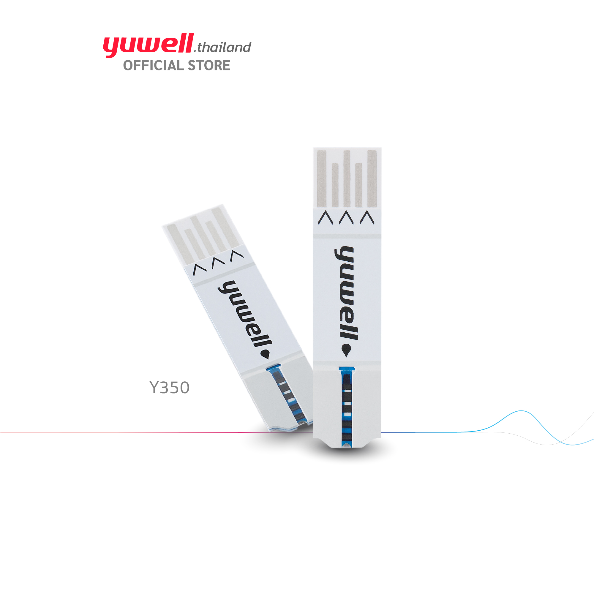 แผ่นตรวจวัดระดับน้ำตาลในเลือด Yuwell รุ่น Y350 ใช้กับรุ่น 660