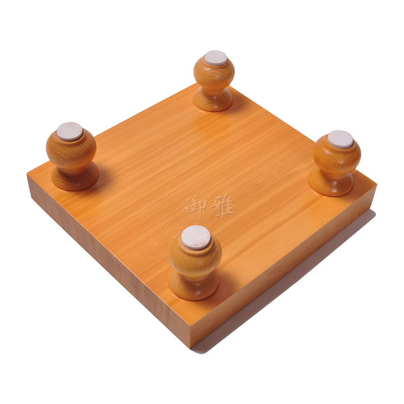 กระดานหมากล้อมไม้Torreya9เส้น(ขากลม)