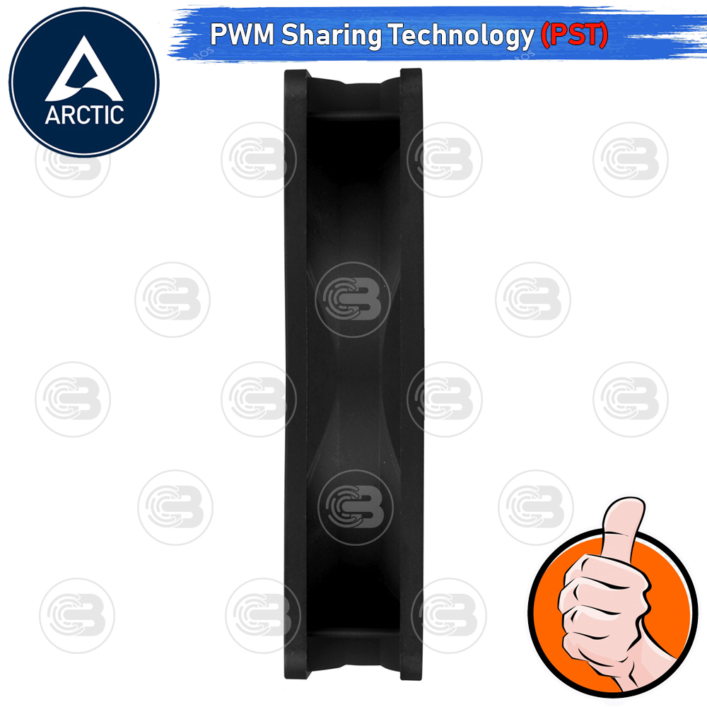 [CoolBlasterThai] ARCTIC F9 PWM PST BLACK (size 90 mm.) PC Fan Case ประกัน 6 ปี
