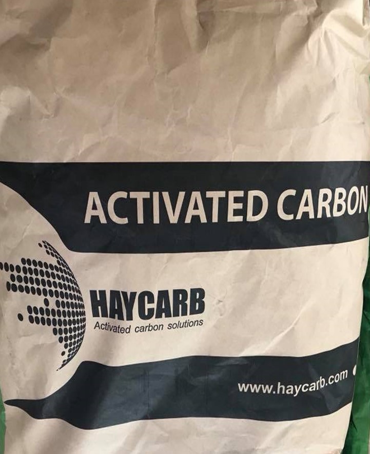 สารกรองน้ำคาร์บอน HAYCARB ID950 กะลามะพร้าว (50ลิตร)