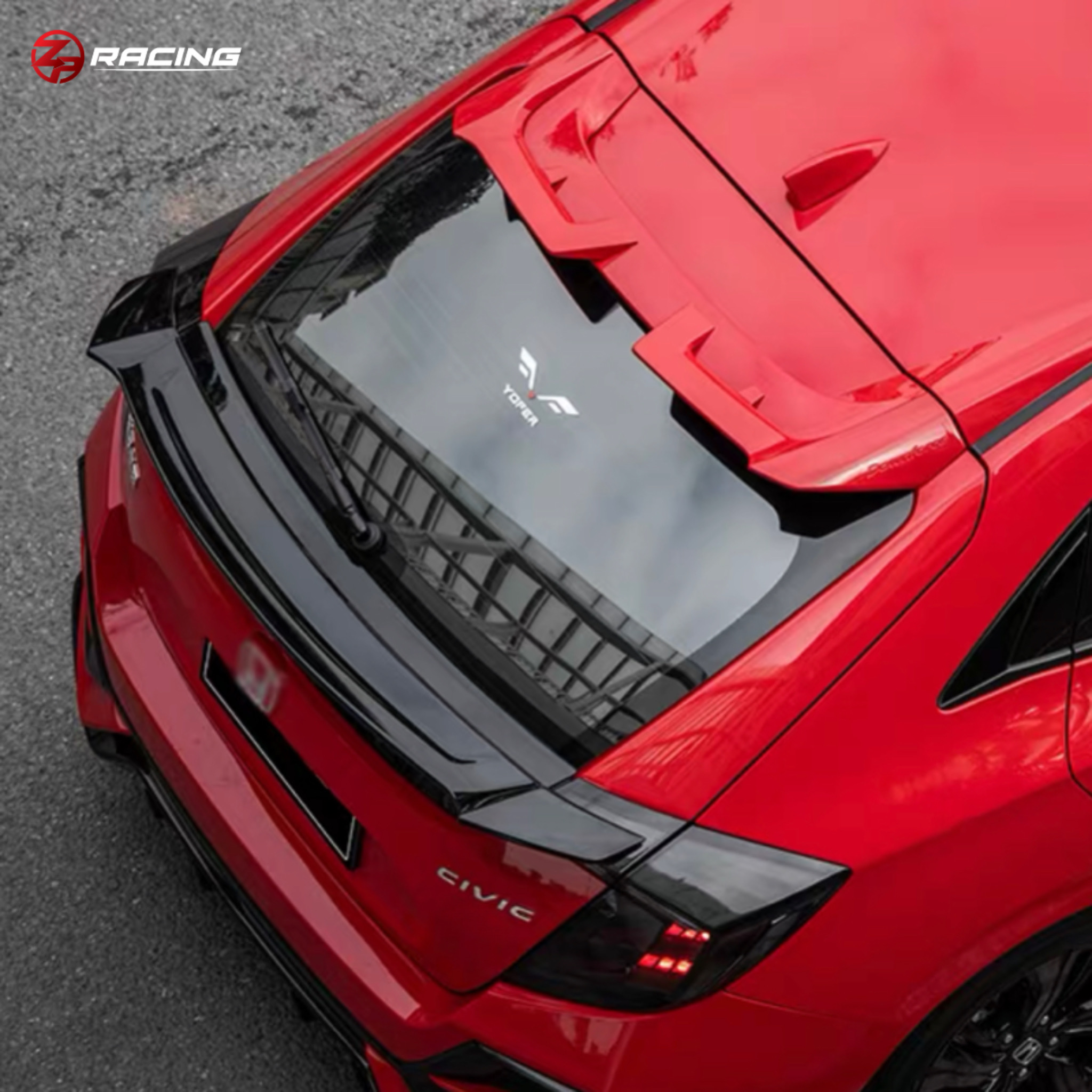 [Pre-Order]แก๊ปหลัง สปอยเลอร์หลังคา CIVIC HATCHBACK (FK) YOFER