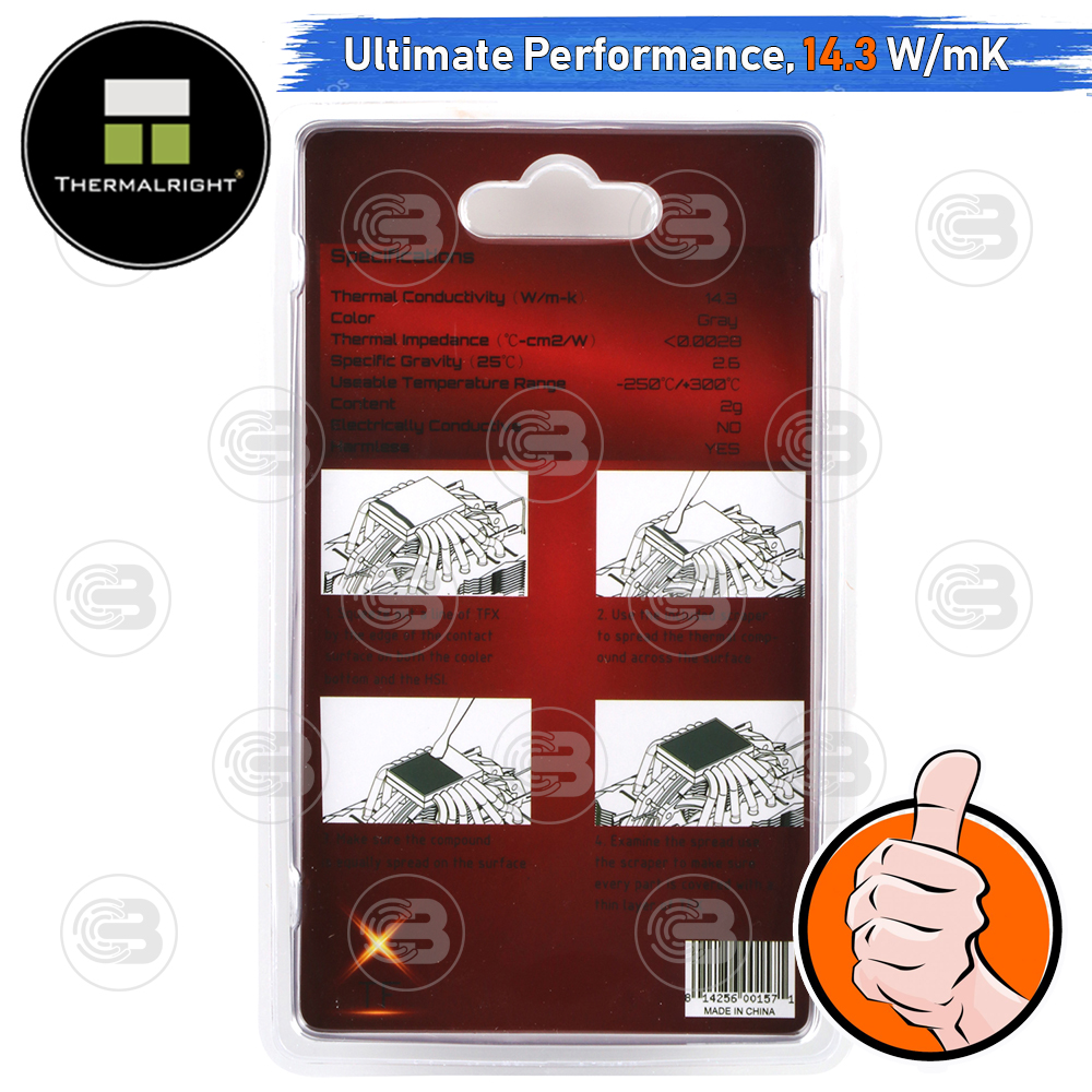 [CoolBlasterThai] Thermalright TFX Thermal Compound 2g./14.3 W/m.k