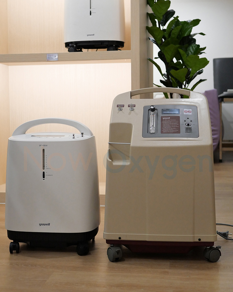 เปรียบเทียบ Yuwell 9F-5BW กับ 7F-5W
