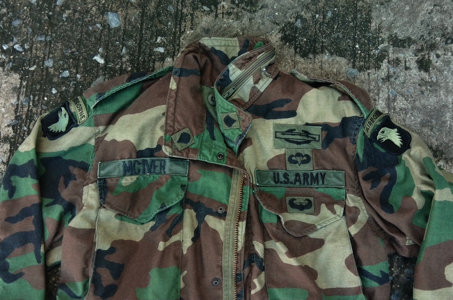 เสื้อทหารสหรัฐ M65 Class2 Pattern 2 Operation Urgent Fury