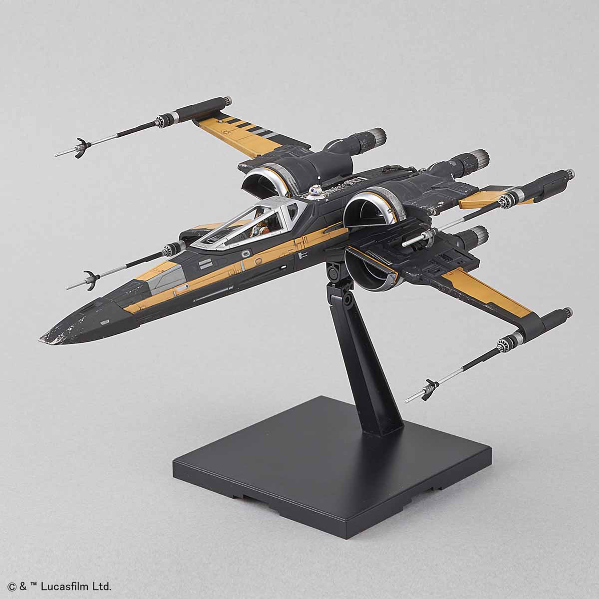 1/72 Poe's Boosted X-Wing Fighter BANDAI - Star Wars