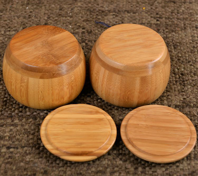 โถหมากล้อมไม้ไผ่ (2ใบ)