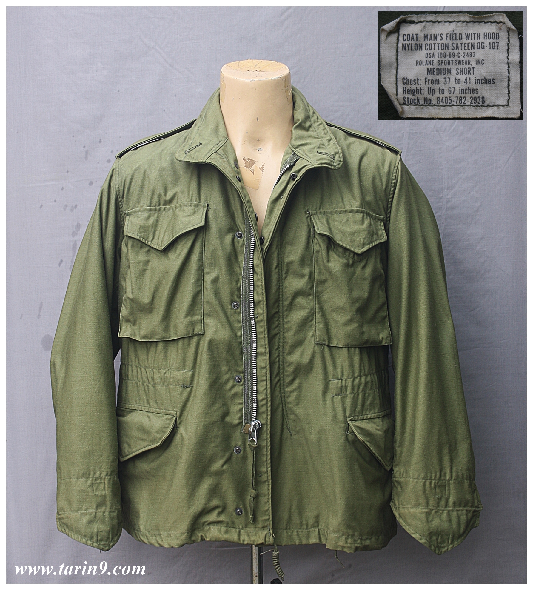 ขายแล้ว เสื้อทหารสหรัฐ M65 Class1 Pattern 3