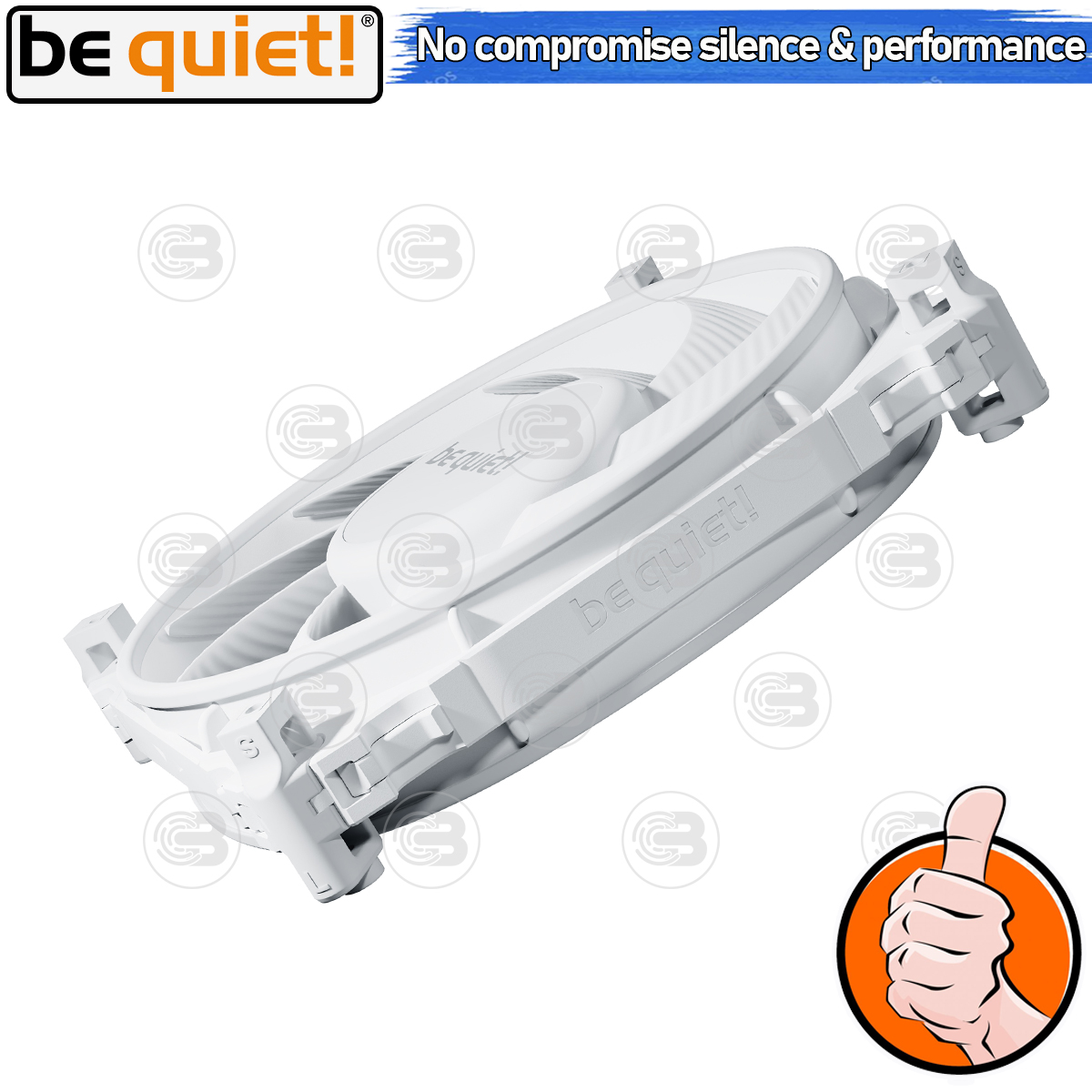 [CoolBlasterThai] Be Quiet Silent Wings 4 120 White PWM high-speed PC Fan Case (BL115) ประกัน 5 ปี