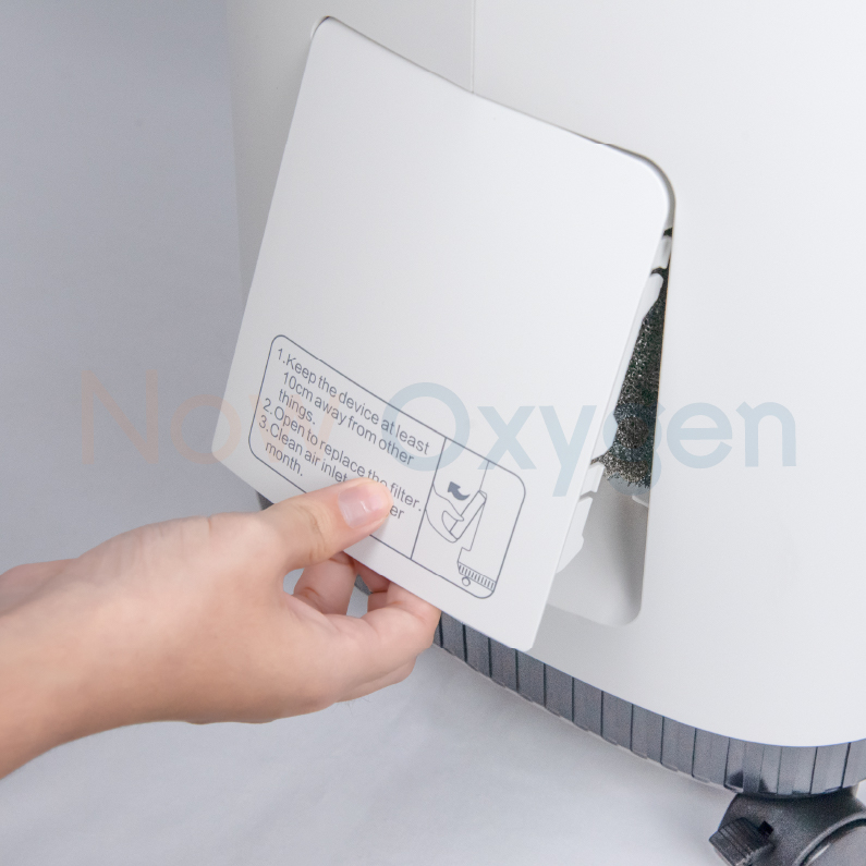 ตู้พักฟื้นสัตว์ขนาด 45*45 ซม. จับคู่กับเครื่องผลิตออกซิเจนขนาด 5 ลิตร Yuwell รุ่น 9F-5BW