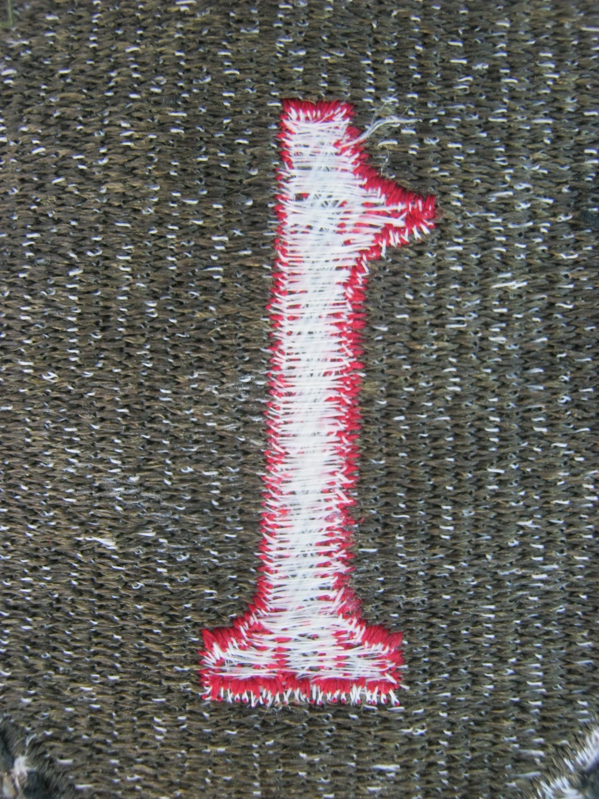 อาร์มหน่วยกองพลทหารราบที่ 1 กองทัพสหรัฐฯ สงครามเวียตนาม ขอยรุ่ย