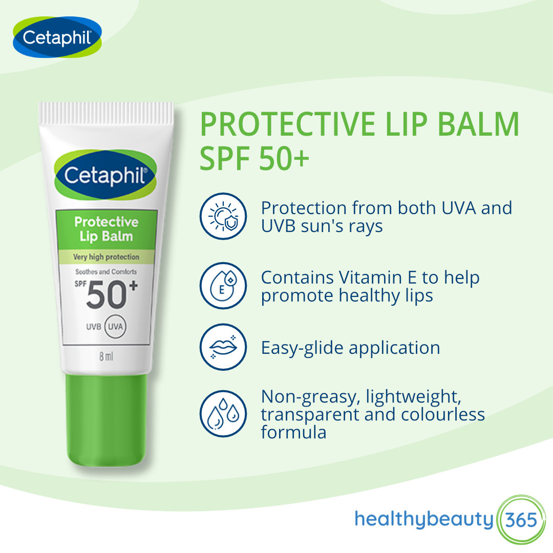Cetaphil Protective Lip Balm SPF50 – 8ml. (1หลอด)