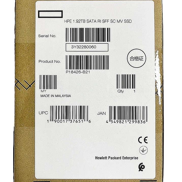 HP P18426-B21, P18484-001 [TorCompTH Thailand ขายจำหน่าย ราคา] HP 1.92TB 6G SATA RI MV 2.5in SSD for G8-G10