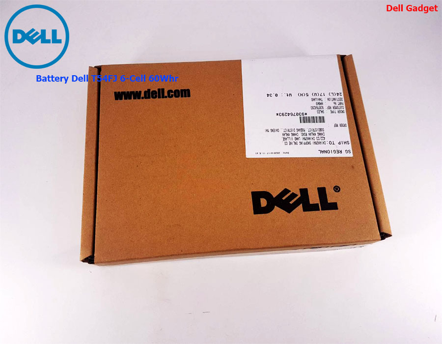 Battery Dell Latitude E6430 ATG, 6-Cell, 60Wh, แบตเตอรี่ Dell T54FJ ของแท้รับประกันศูนย์ Dell Thailand On-site Service