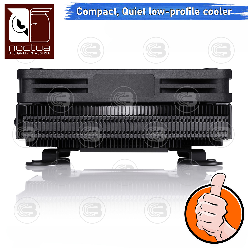 [CoolBlasterThai] Noctua NH-L9i-17xx Chromax.Black Quiet Low-porfile CPU Cooler (LGA1851/1700) ประกัน 6 ปี