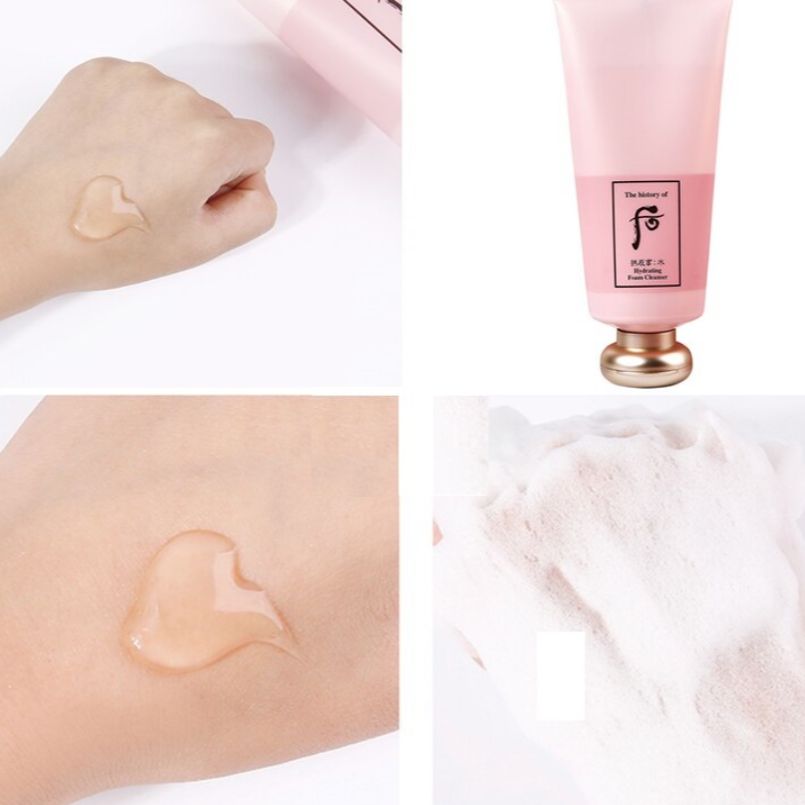 The History Of Whoo Hydrating Foam Cleanser 180ml.โฟมล้างหน้าสูตรให้ความชุ่มชื้น + กระชับรูขุมขน