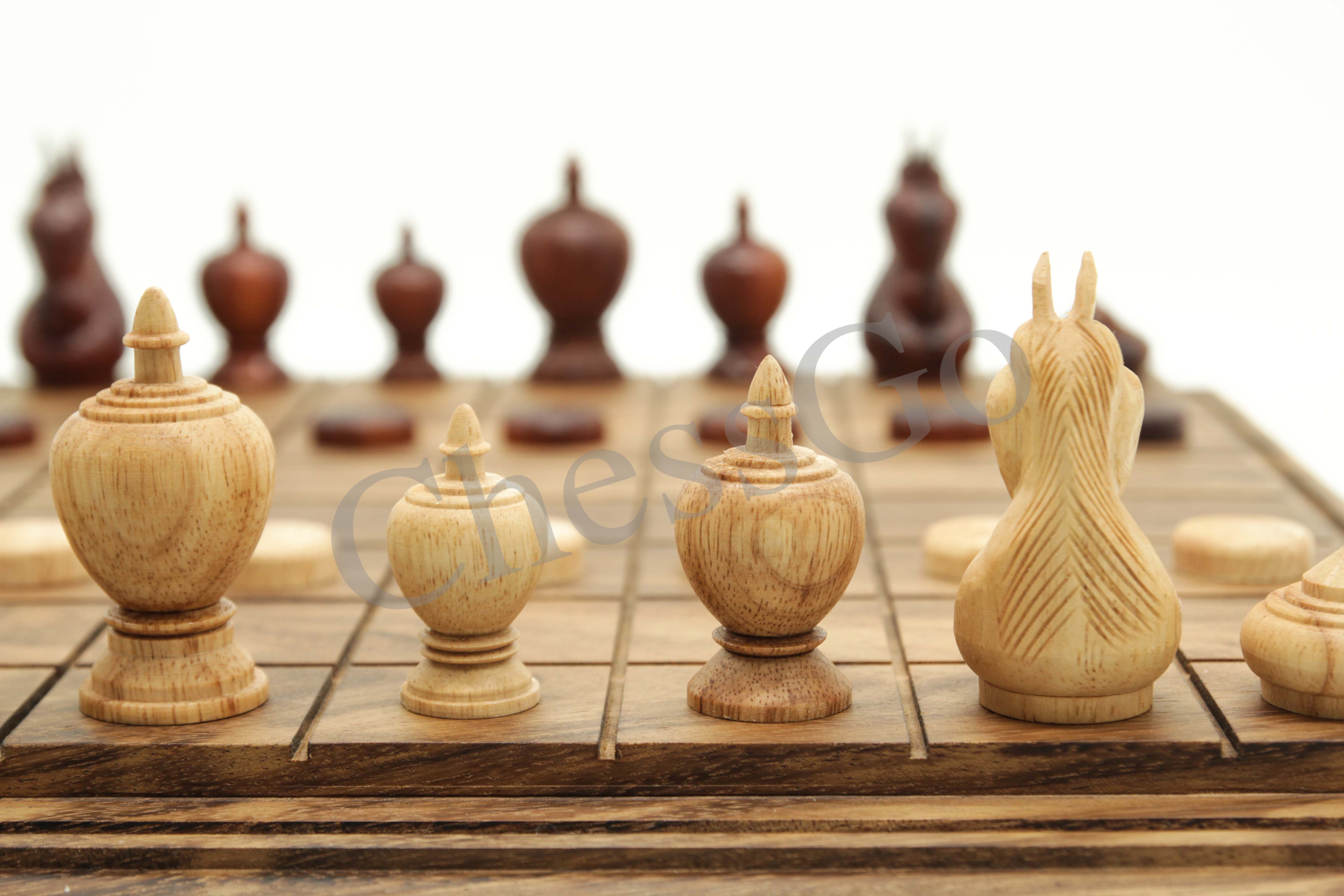 ชุดหมากรุกไทยไม้พฤกษ์(ตัวไม้รุ่นปกติ ชุดใหญ่)