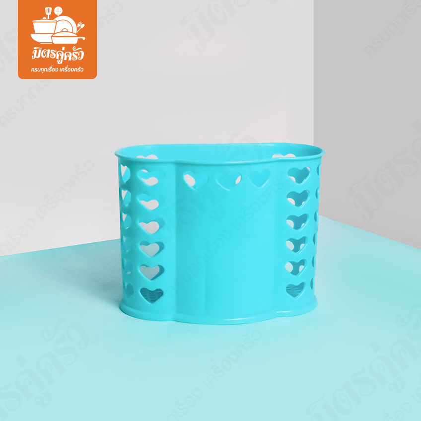 ที่ใส่ช้อน 2 ช่อง (หัวใจ) No.120