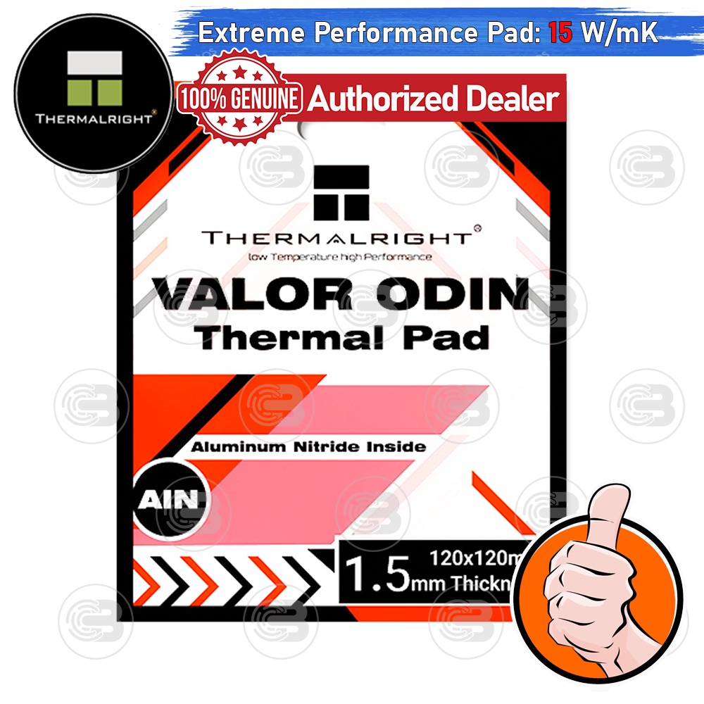 [CoolBlasterThai] Thermalright VALOR ODIN Thermal Pad (Aluminum Nitride) 120x120x1.5 mm./15 W/mK