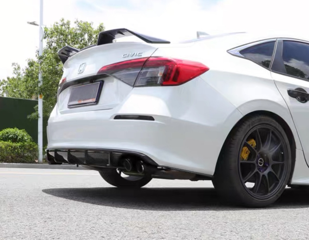 ชุดลิ้นหลัง ดิฟฟิวเซอร์ Civic FE 2022 พร้อมชุดท่อคู่